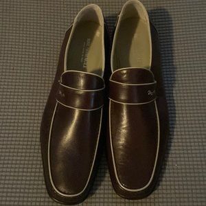 Brown loafers